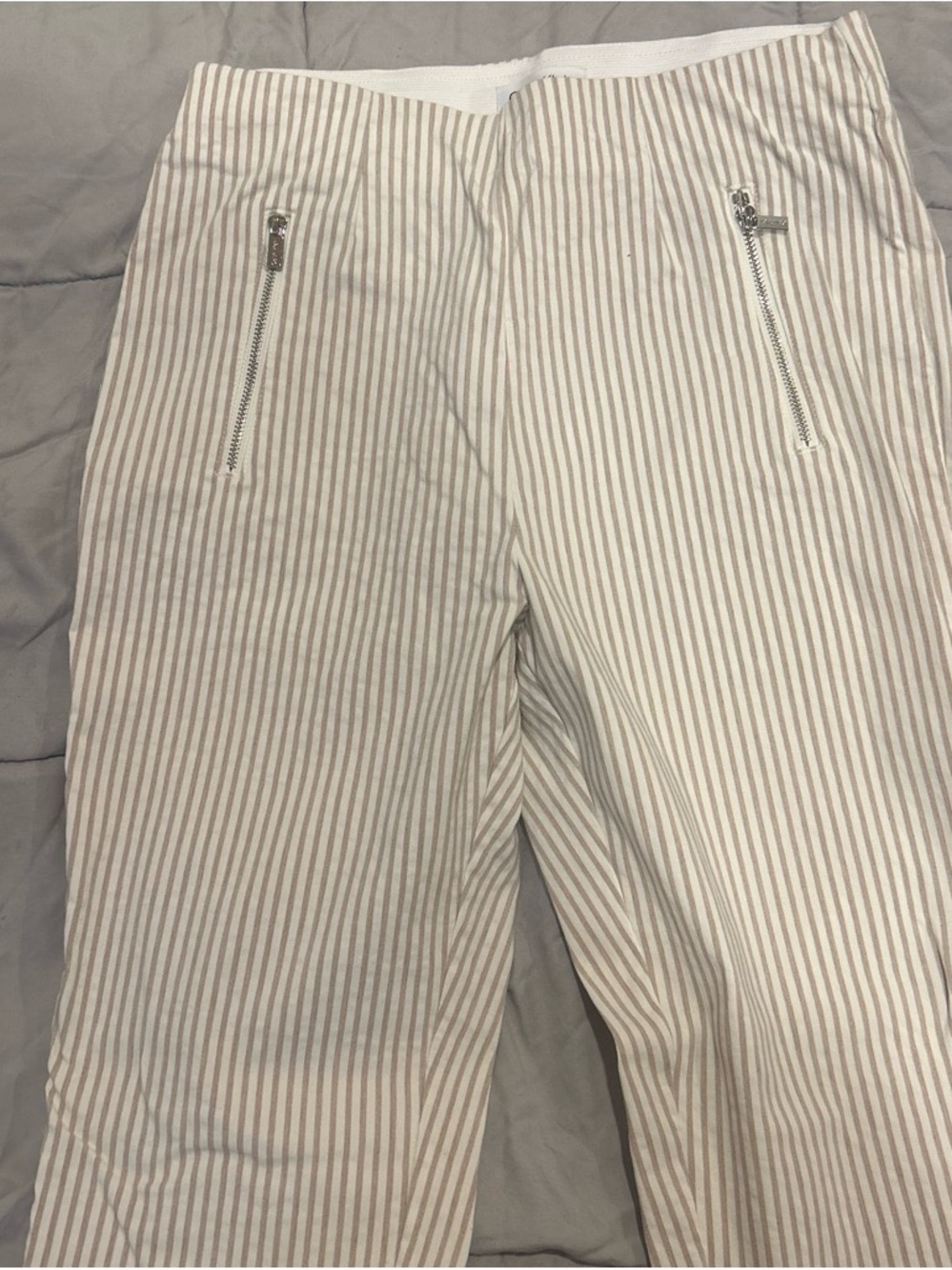 Calvin Klein striped cropped pants